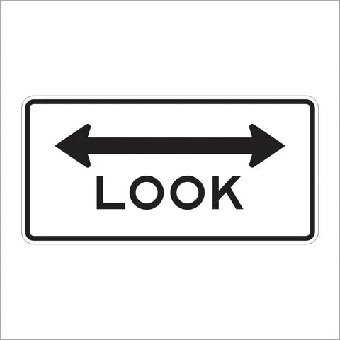 R15-8 Look Sign