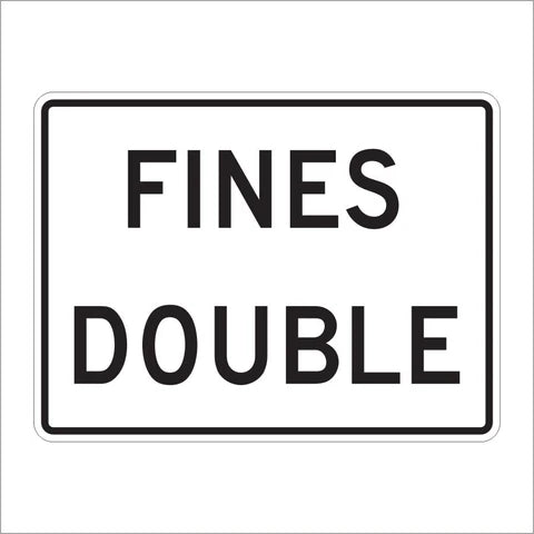 R2-6AP Fines Double Sign