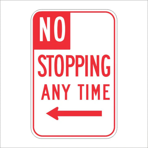 R28(S) (CA) No Stopping Anytime Sign