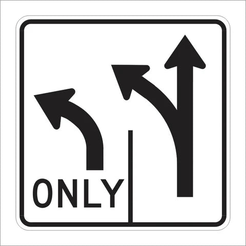 R3-8 Lane Control Sign