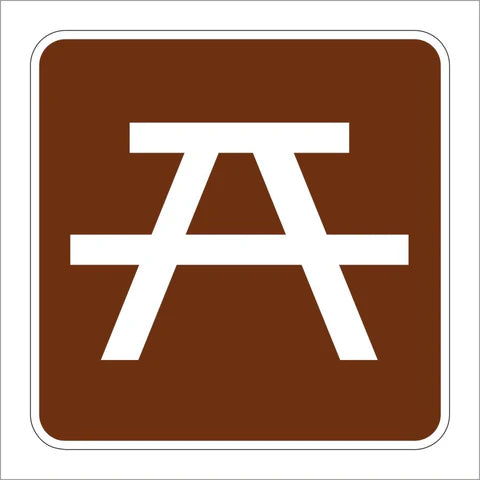 RS-044 Picnic Site Symbol Sign