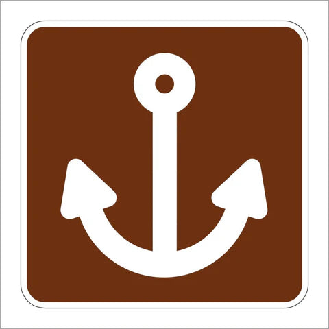 RS-053 Marina Symbol Sign