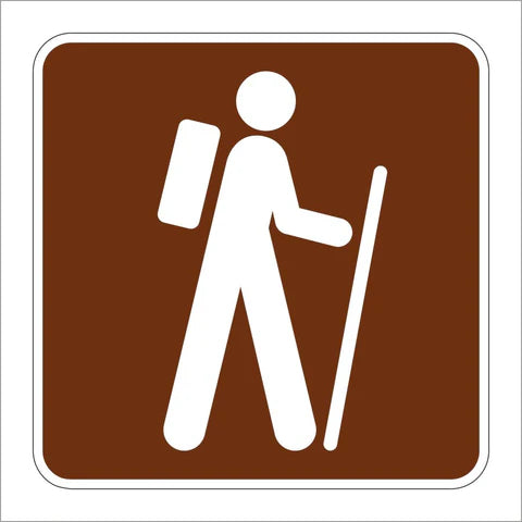 Rs-068 Hiking Trail Symbol Sign