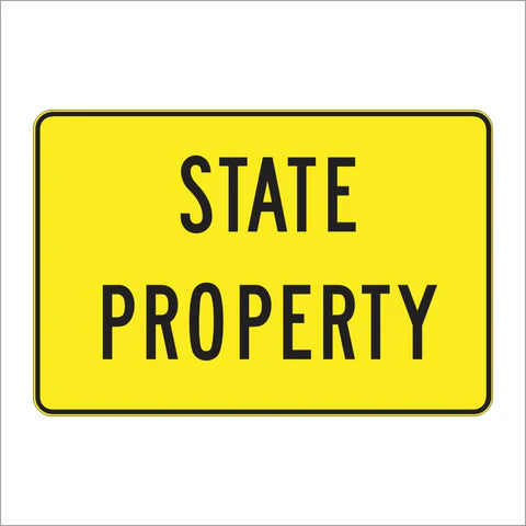 S1-1 (CA) State Property Sign