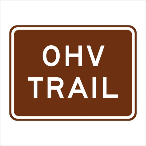 S12 (CA) OHV Trail Sign