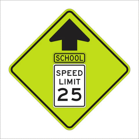 S4-5 School Speed Limit Sign