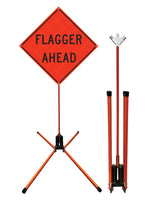 Load image into Gallery viewer, SS440 Heavy Duty Steel Double Spring Sign Stand
