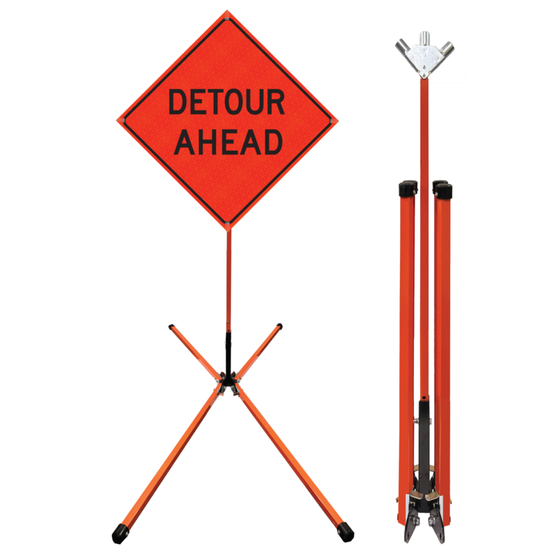 SS400 Medium Height Steel Springless Sign Stand