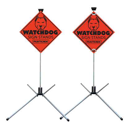 SS620A Heavy Duty Double Spring Sign Stand for Rigid & Roll-Up Signs