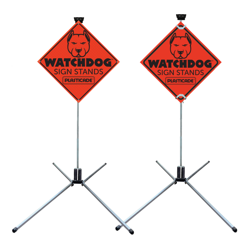 SS620A Heavy Duty Double Spring Sign Stand for Rigid & Roll-Up Signs