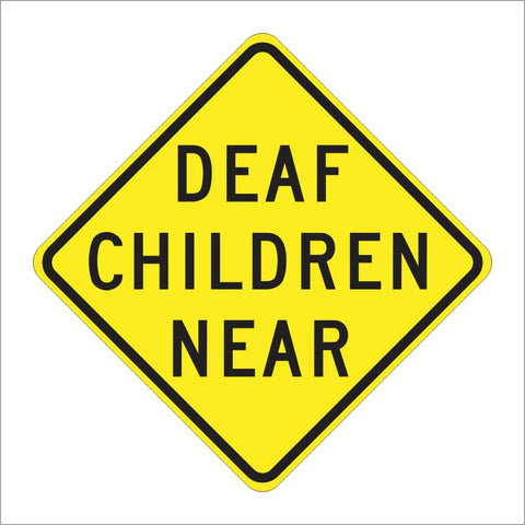 SW38 (CA) Deaf Children Near Sign