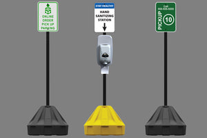Roll-A-Post™ Portable Sign Post