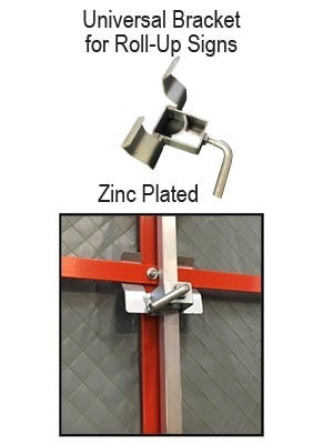 Racking Spring Sign Holder SS620A Heavy Duty Double Spring Sign Stand for Rigid & Roll-Up Signs ...