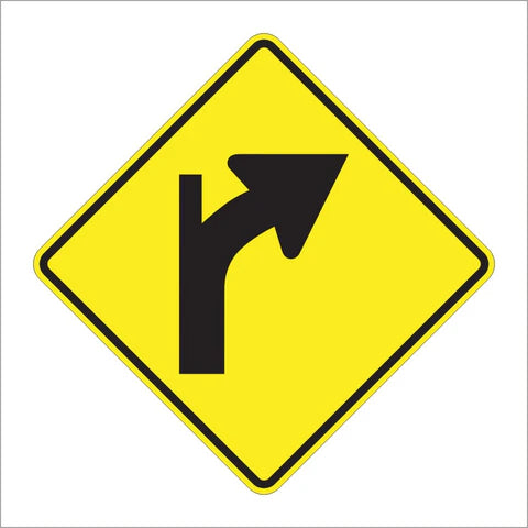 W1-10B Combination Horizontal Alignment Sign