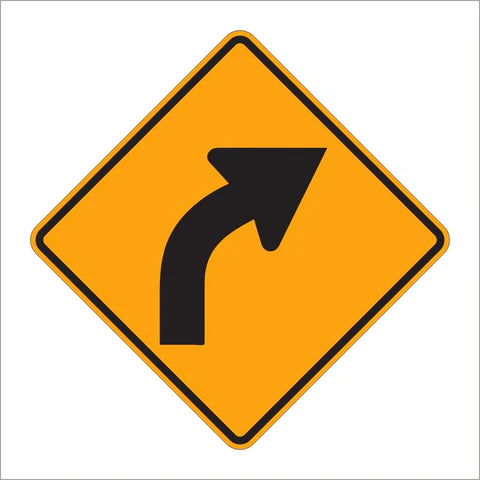 W1-2 Curve Sign