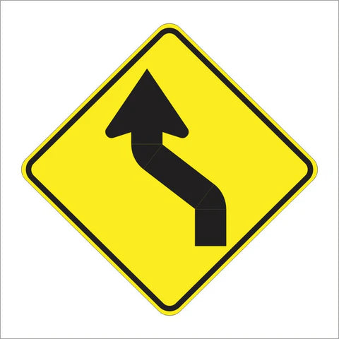 W1-4 Reverse Curve Sign