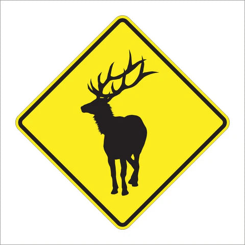 W11-20 Elk Sign