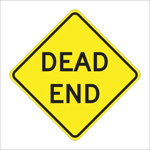 W14-1 Dead End Sign