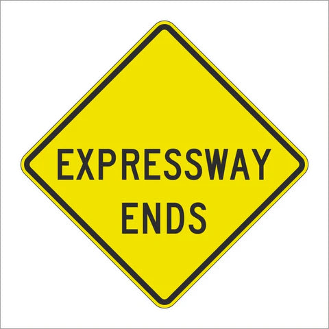 W19-4 Expressway Ends Sign