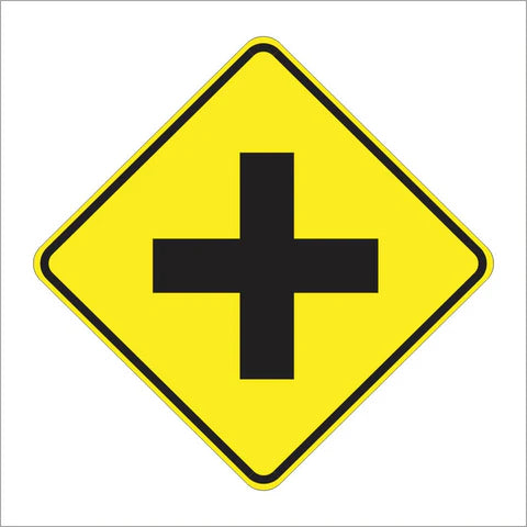 W2-1 Cross Road Sign