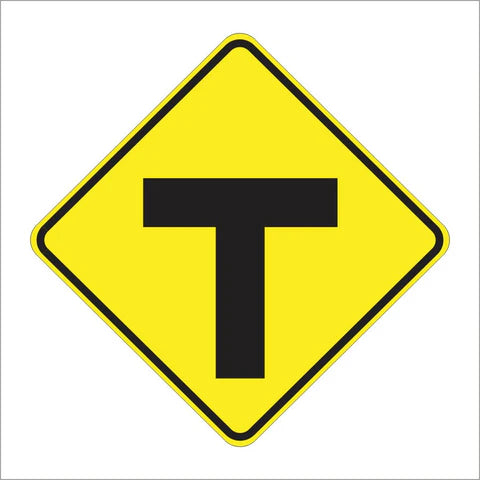 W2-4 T Intersection Sign