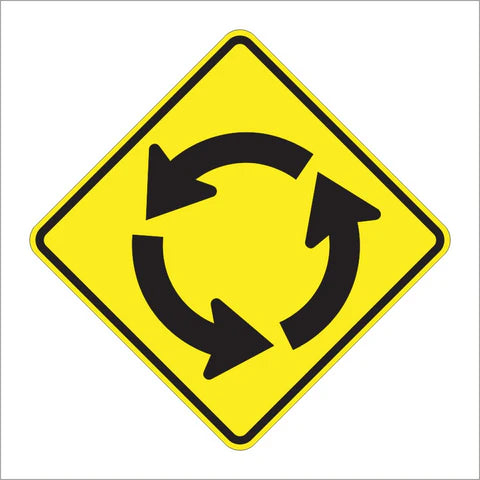 W2-6 Circular Intersection Sign