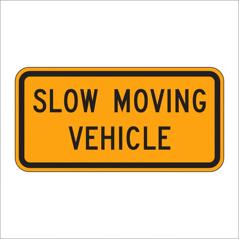 W21-4 Slow Moving Vehicle Sign