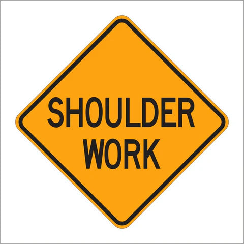 W21-5 Shoulder Work Sign
