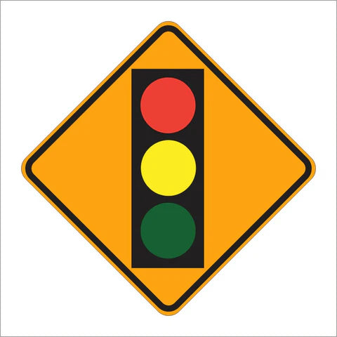 W3-3 Signal Ahead Symbol Sign