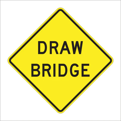 W3-6 Draw Bridge Sign