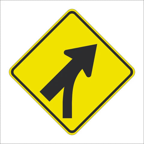 W4-5 Entering Roadway Merge Sign