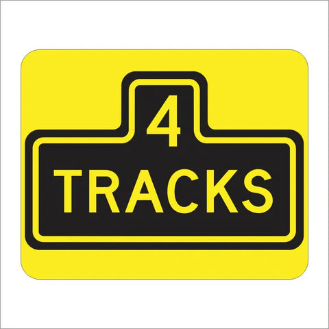 W48 (CA) Number of Tracks Sign