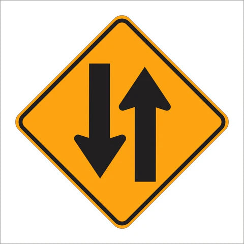 W6-3 Two Way Traffic Sign
