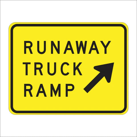W7-4B Runaway Truck Ramp Sign
