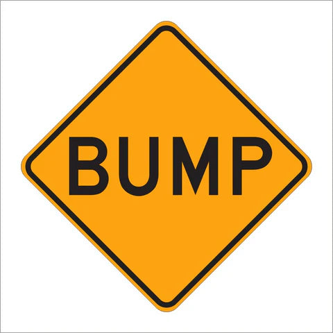 W8-1 Bump Sign