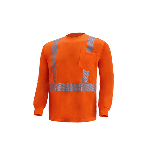 TL123C-2 - High Viz Long Sleeve Jersey T-shirt