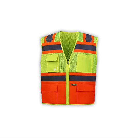 570ORC-2 - Orange Contrast Two Tone Vest