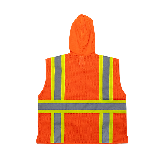 HM7038C-2 - Hooded Mesh Vest