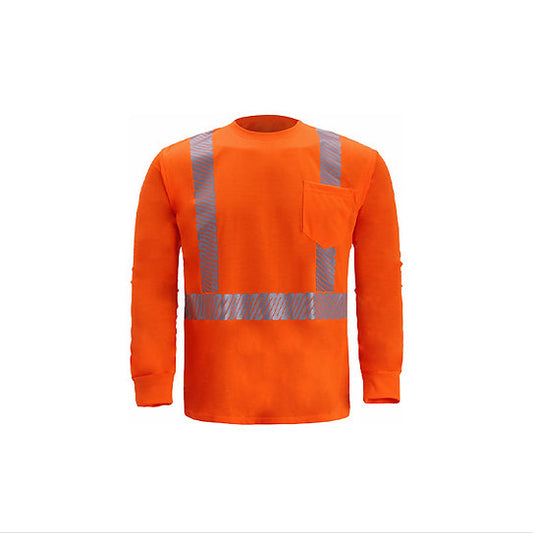 TL123C-2 - High Viz Long Sleeve Jersey T-shirt