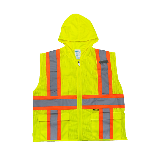 HM7048C-2- Hooded Mesh Vest