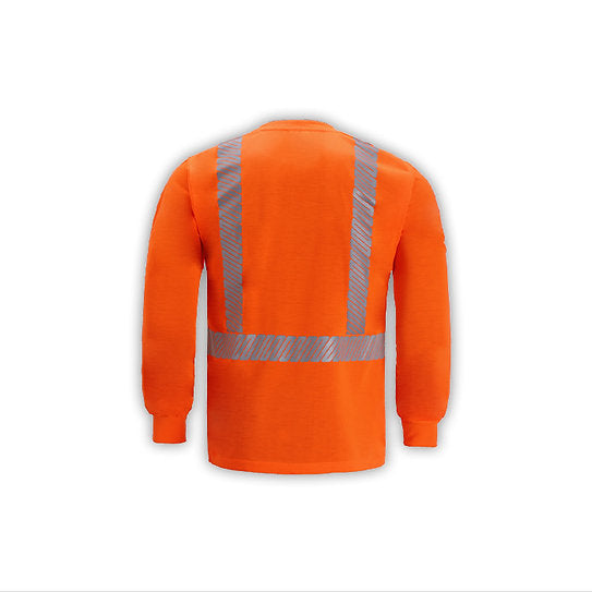 TL123C-2 - High Viz Long Sleeve Jersey T-shirt
