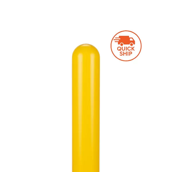 7″ x 60″ BollardGard Round Top Bollard Cover – Yellow