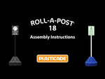 Load and play video in Gallery viewer, Roll-A-Post™ Portable Sign Post
