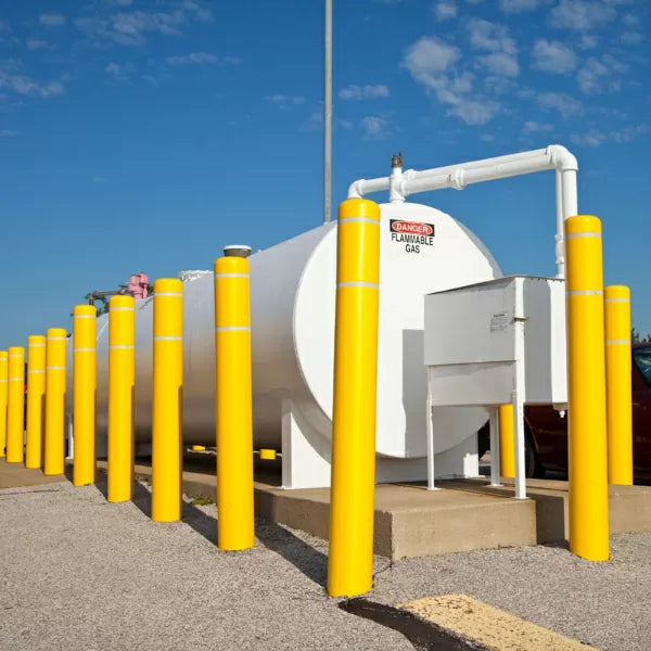 7″ BollardGard Reflective Bollard Covers