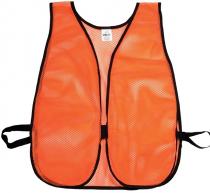 Orange Soft Mesh Safety Vest - Plain