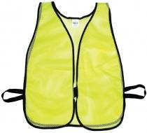 Lime Soft Mesh Safety Vest - Plain