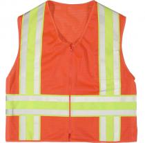 ANSI Class 2 Orange Deluxe Dot Mesh
