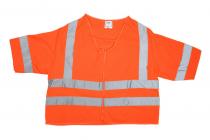 ANSI Class 3 Orange Solid Flame Retardant Vest
