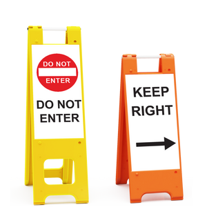 Narrowcade and Minicade Safety Signs