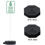 Load image into Gallery viewer, Portable Post with Rubber Base Sign Stand
